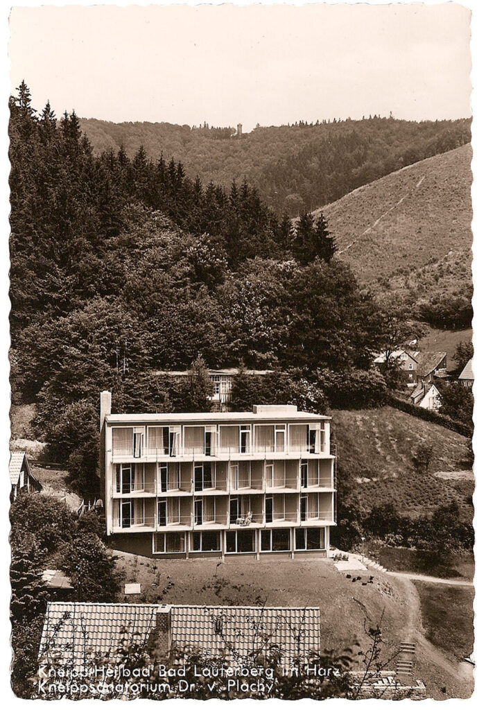 Historische Aufnahme des Sanatoriums Dr. von Plachy aus dem Jahr 1968